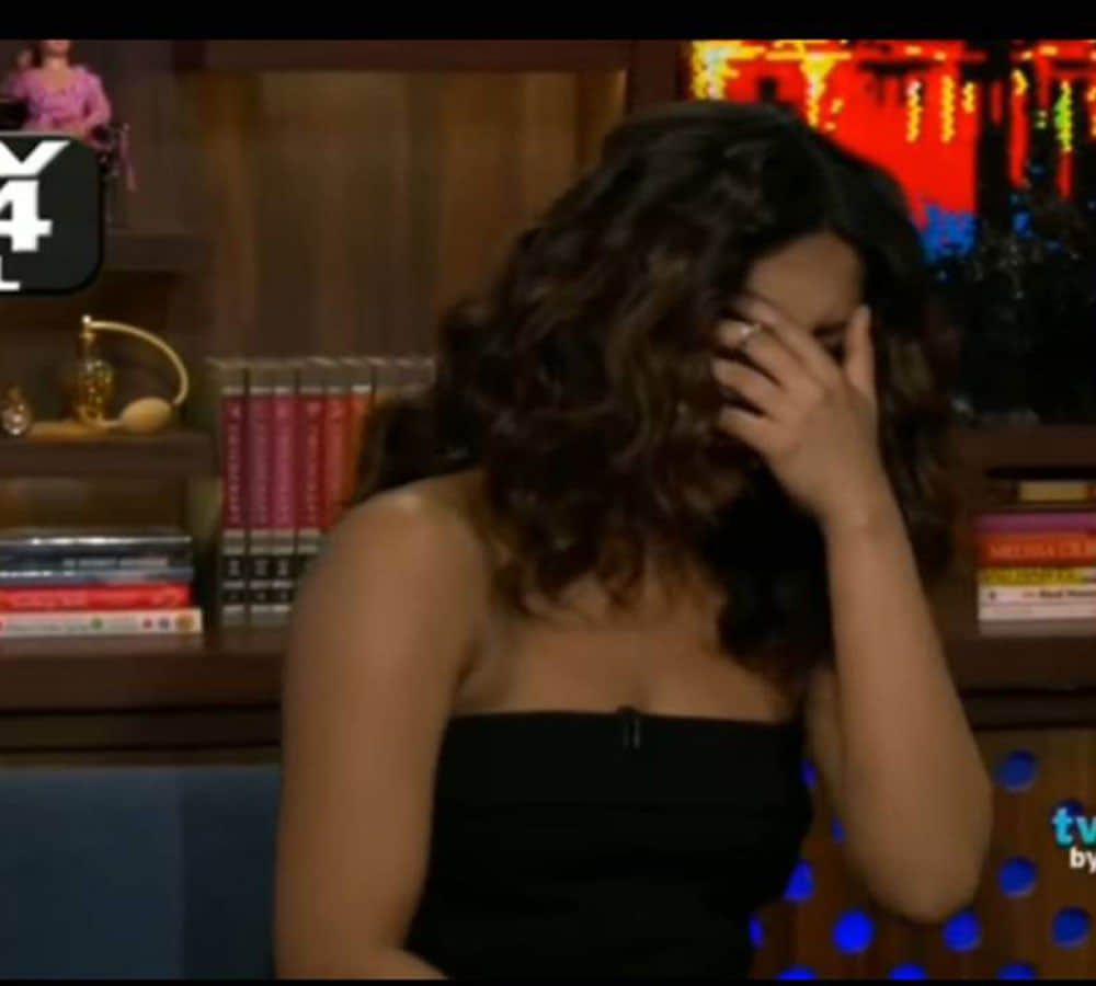priyanka chopra blushes at her old video on this chat show!