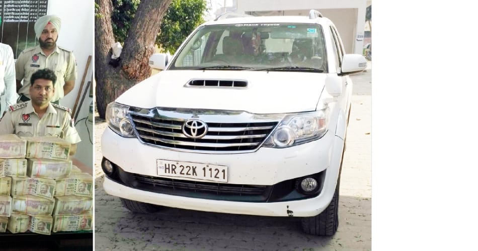 found 1 crore in fortuner car in mansa punjab