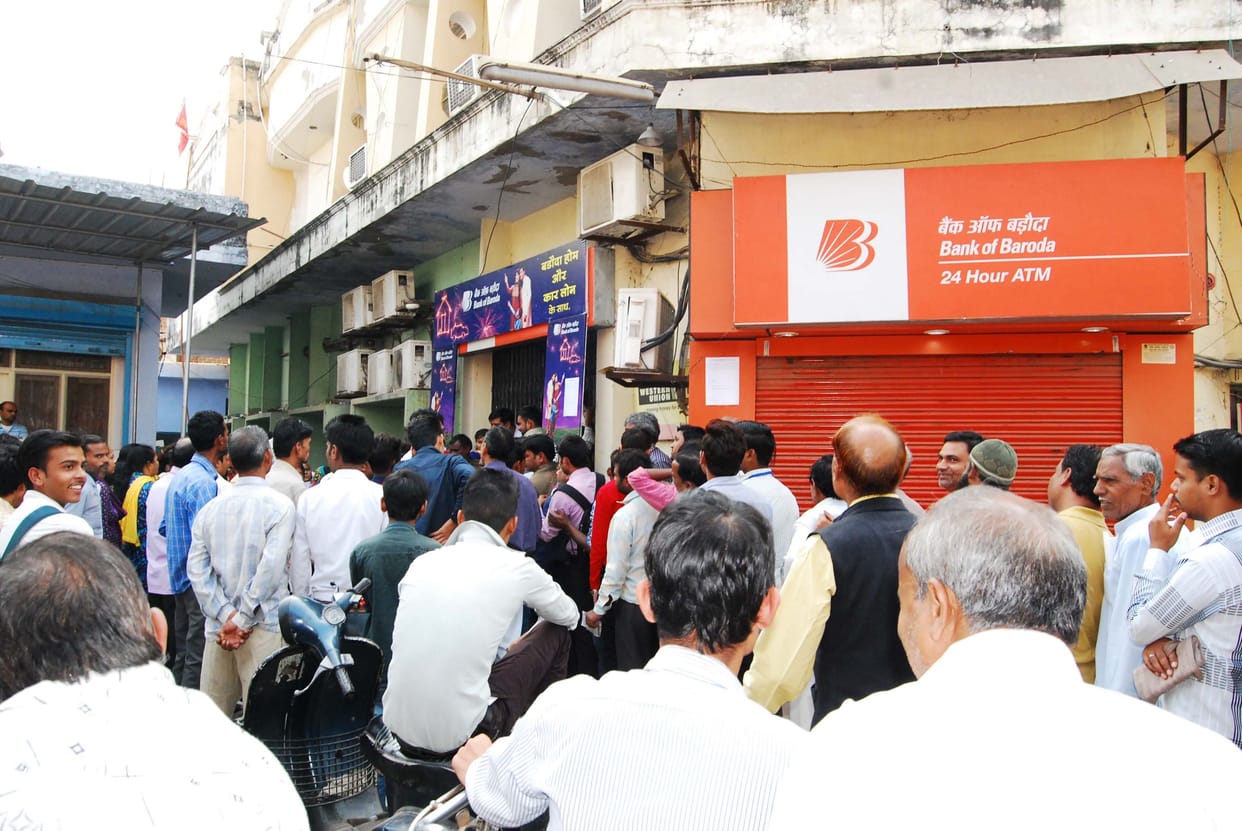 Most ATMs in the district on Saturday, are stalled