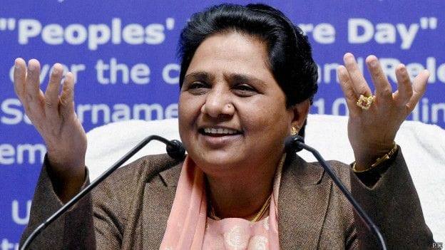 bsp feet touch campaign in brahmin villages
