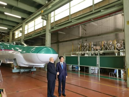 Modi bringing bullet train for which india?