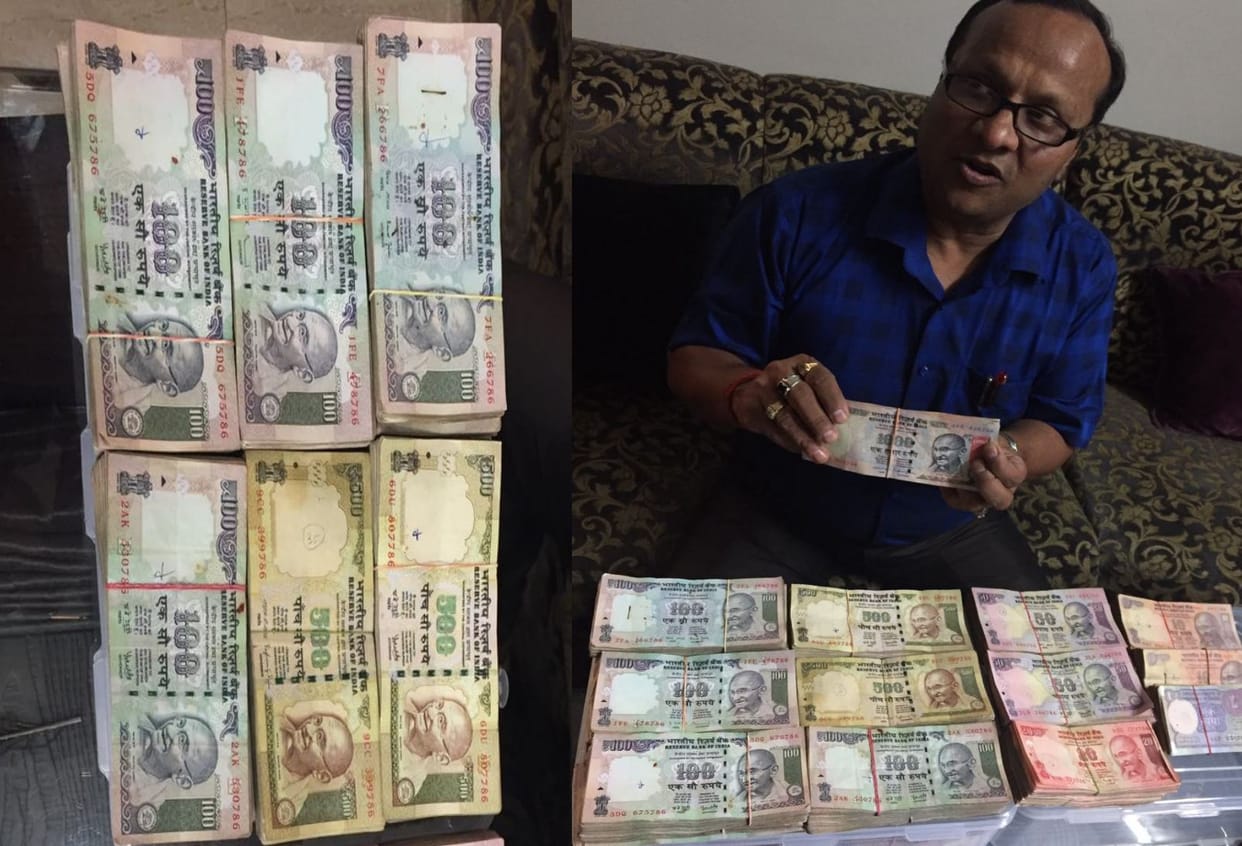 collection of 1000 and 500 old note.