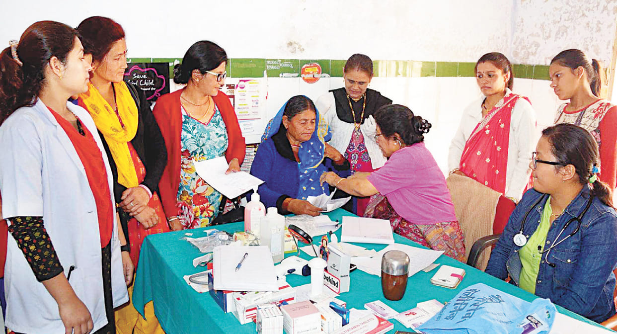 doctor sisters free health camp.