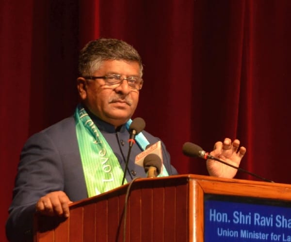 Cabinet minister ravishankar prasad targets rahul gandhi.