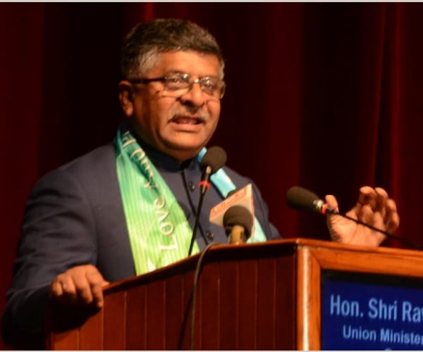 Temporary Internet ban justified in case of violence: Ravi Shankar Prasad 