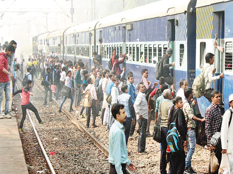 Silence at the station, trains chaos