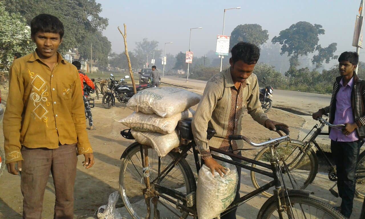 political leaders distributing salt after rumour