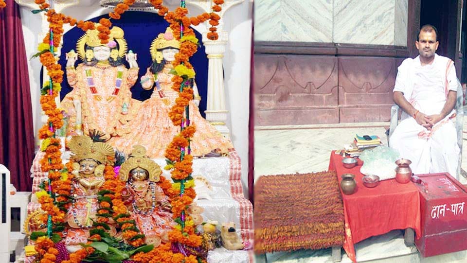 crowd disappeared from temple