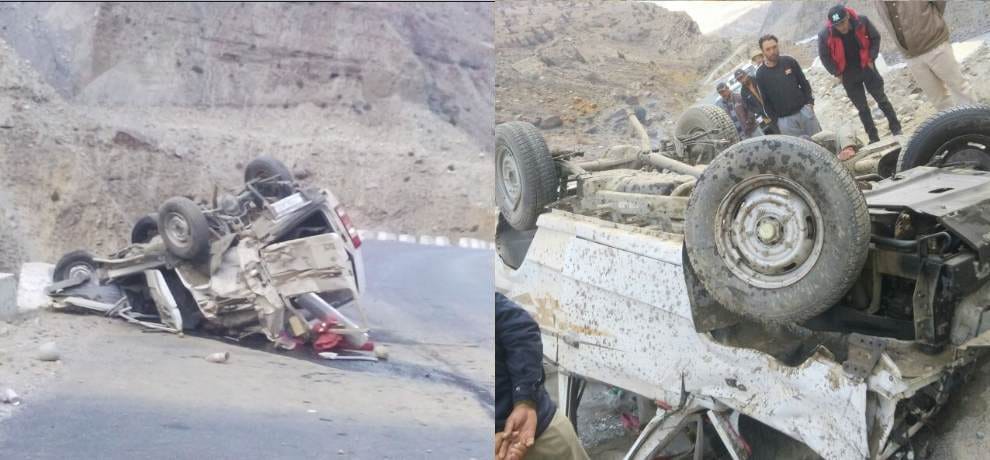 Five died in accident near keylong lahaul spiti himachal pradesh