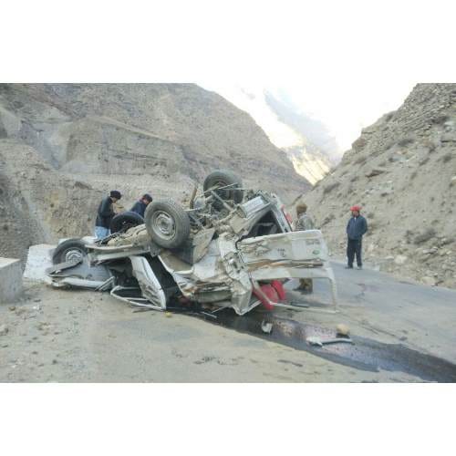 Five died in accident near keylong lahaul spiti himachal pradesh