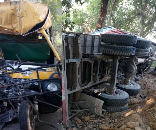two accidents in lucknow.