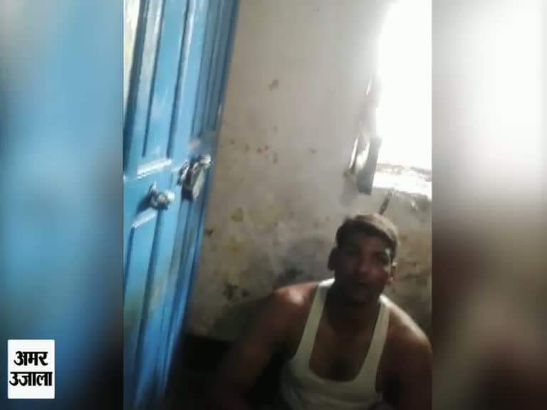 पुलिस ने की फौजी की पिटाई