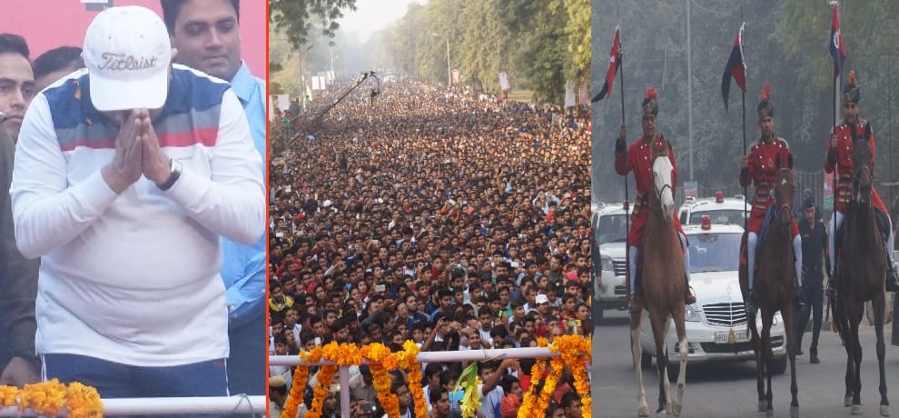 cm khattar reached to mairathan but couldn't run