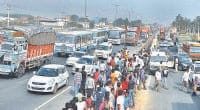 woman dead in accident, dera anuyayi, hungama, highway jaam