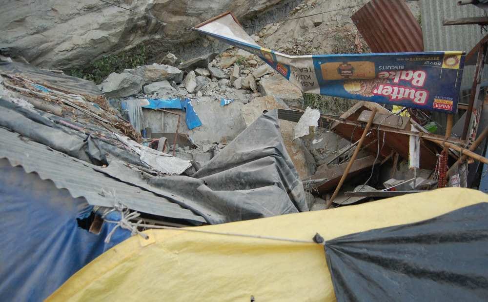 landslide in har ki pauri