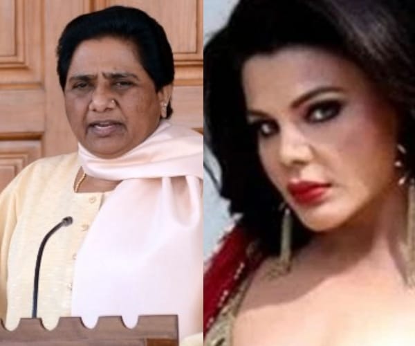 Rakhi sawant may be projected in front of mayawati in UP election.