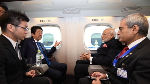 Modi bringing bullet train for which india?