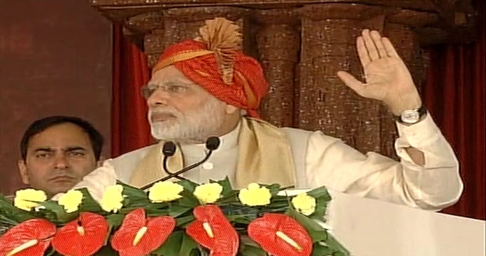 10 points of pm narendra modi's speech