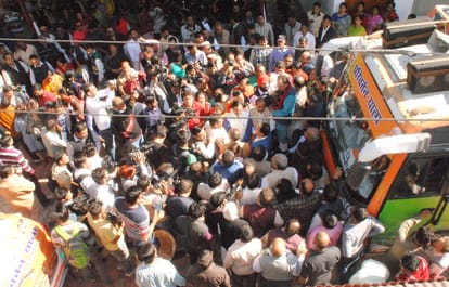 parivartan yatra rath in dehradun.