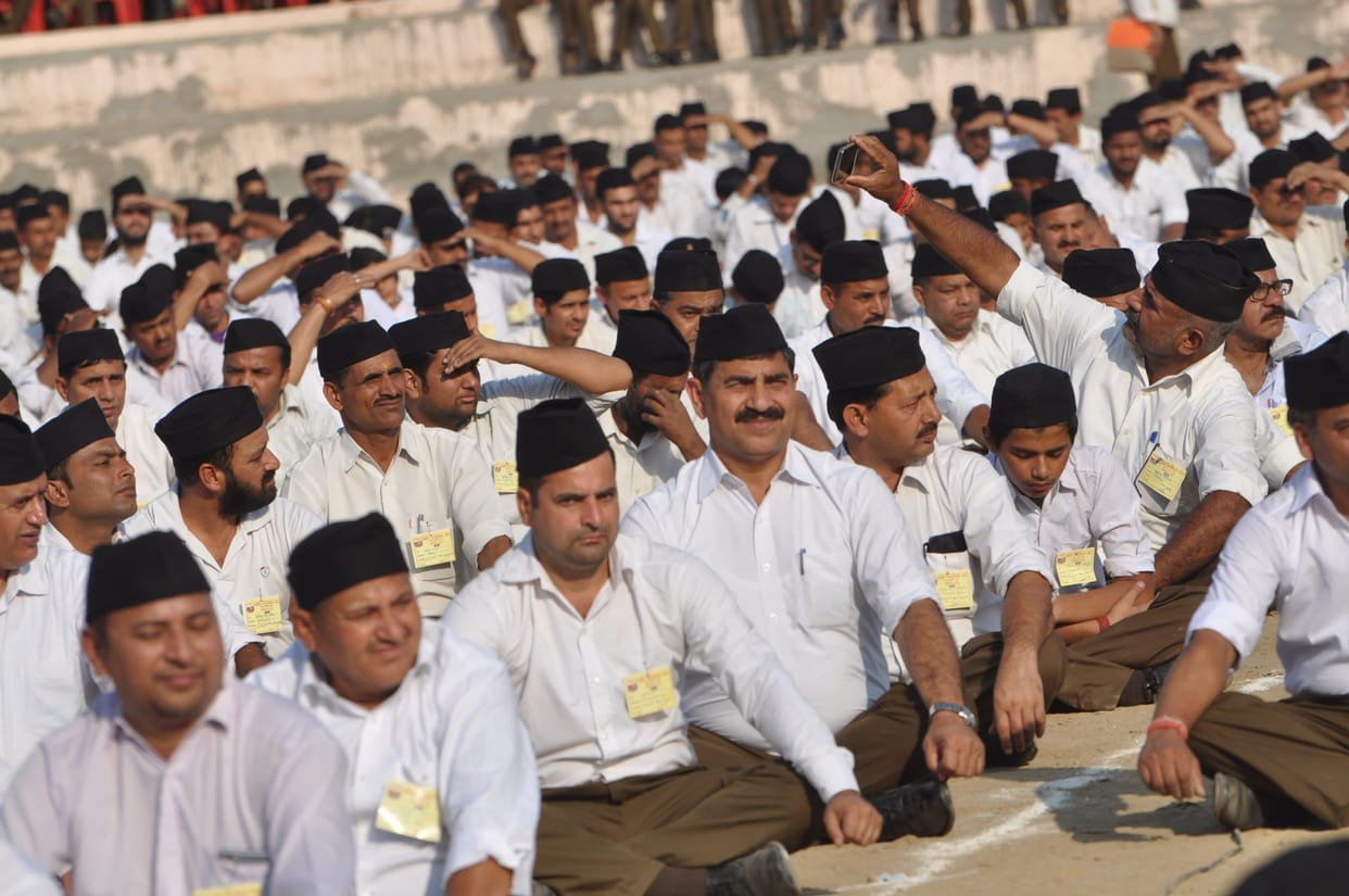 now rss came to stop storm over demonteziation