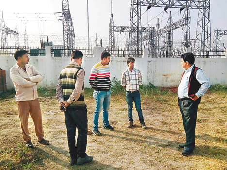 Superintending Engineer, took stock of power stations