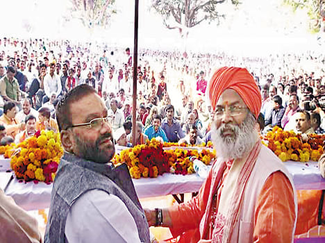 The image of his free will in Balochistan Sakshi Maharaj