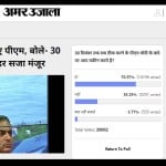 amar ujala poll: people believe on PM modi on note ban issue