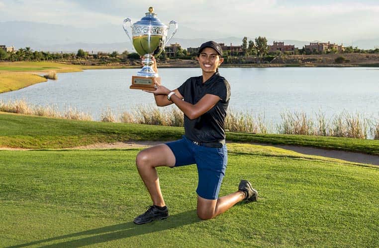 Aditi Ashok Becomes 1st Women to Win Hero Womens Indian Open