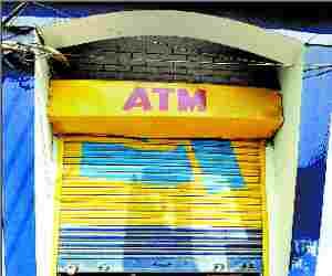 ATM  Closed, customer upset