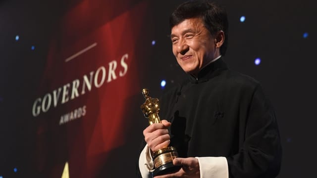 After 56 years, 200 films and innumerable injuries, Jackie Chan wins an Oscar