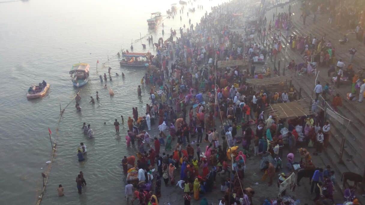 picture of ayodhya ghat on kartik purnima