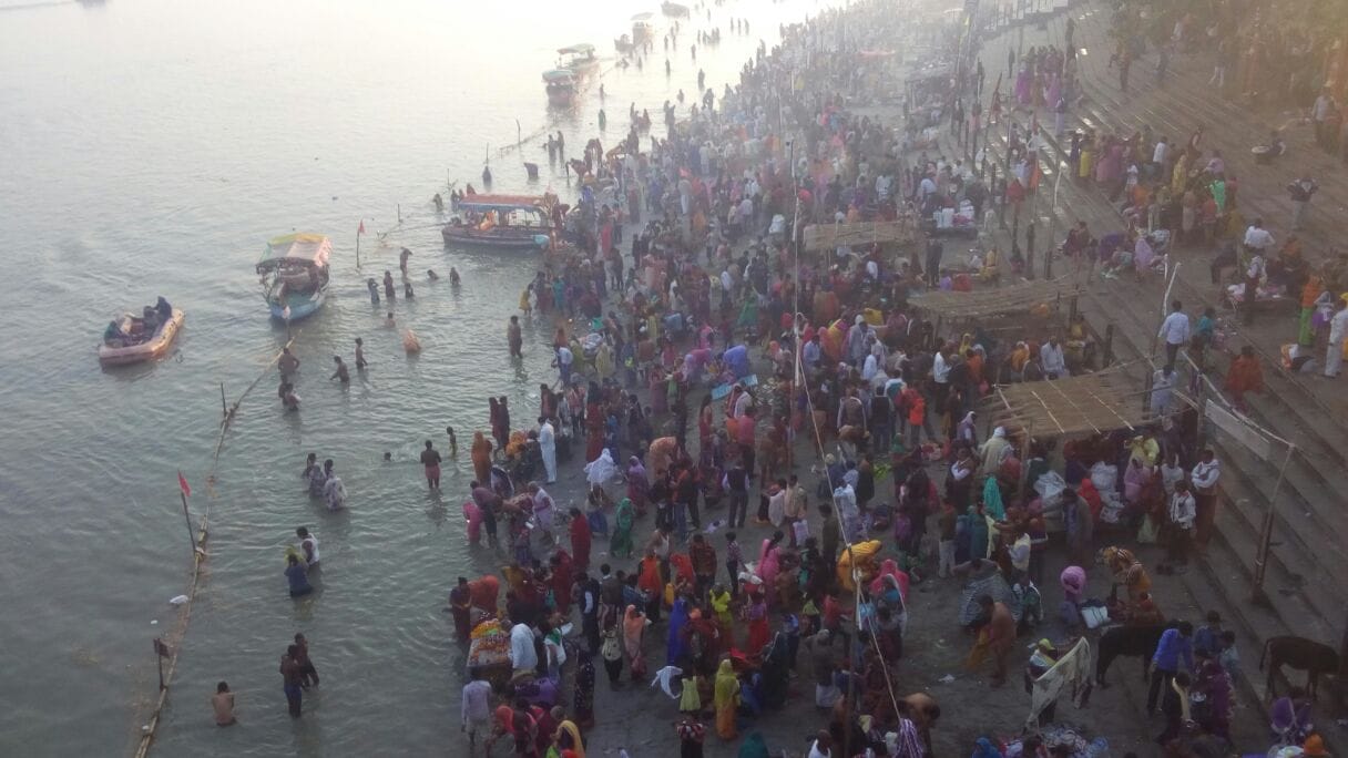 picture of ayodhya ghat on kartik purnima