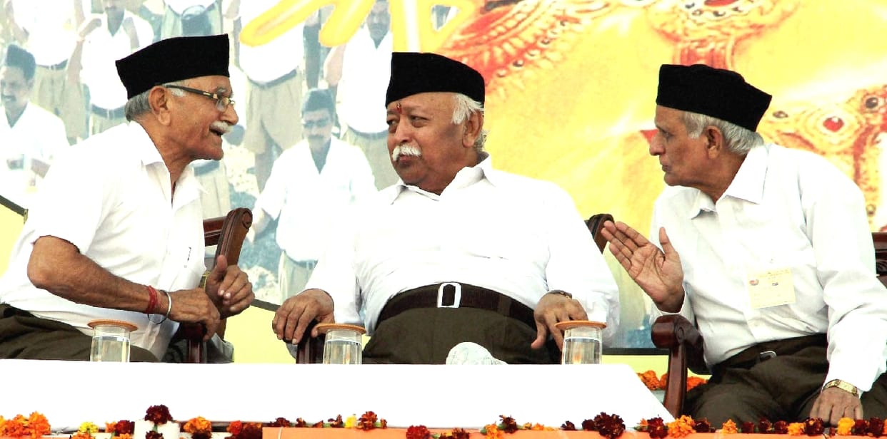 RSS keeping a close eye on ruckus in BJP on tickets distribution.