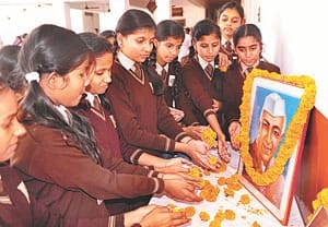 children celebrate bal diwas