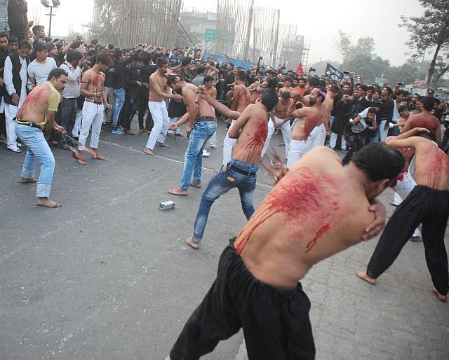 The procession turned Chehllum with weeds and Nohakwani