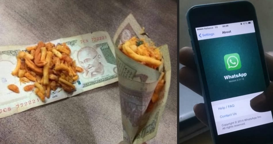 guideline for whatsapp user, who posting jokes based on note ban and indian currency