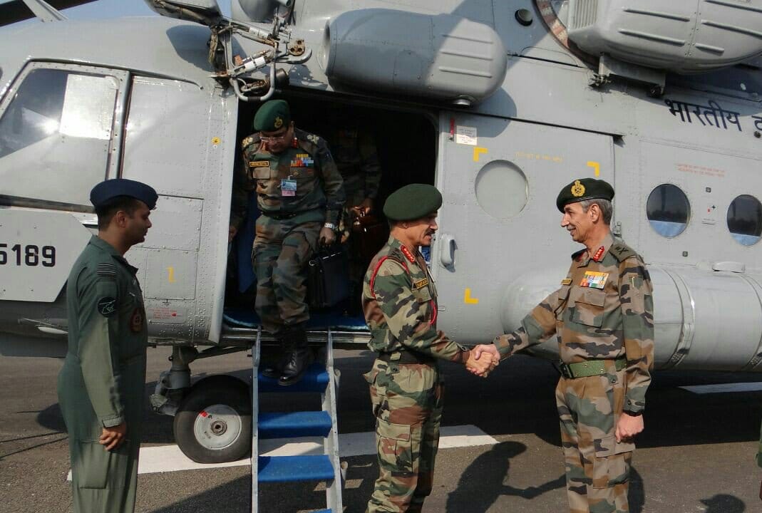 coas dalbir suhag visited northern command in jammu and kashmir