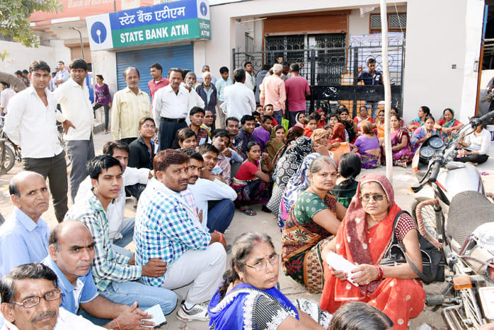 note problem in kanpur and bank position
