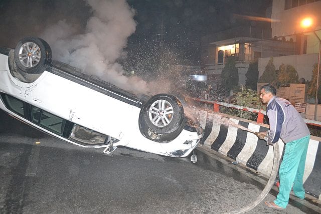 Mercedes car hit Scotty, death