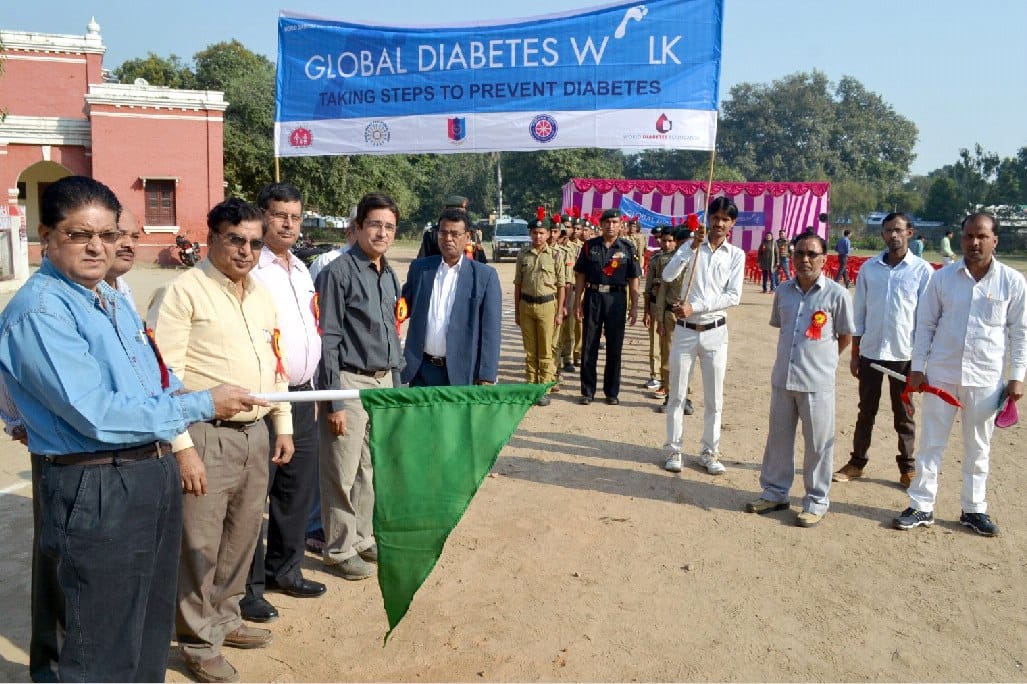 World Diabetes Day awareness rally in the city turned out