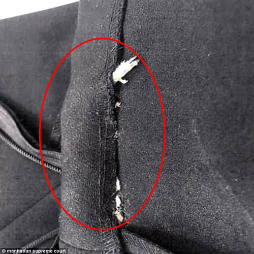woman finding DEAD RODENT in coat