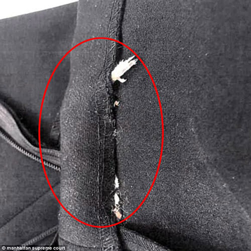 woman finding DEAD RODENT in coat