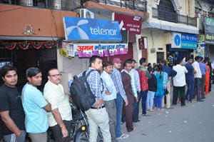 Nor changed the rupee deposit