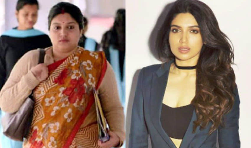 viral photos of bhumi pednekar in her lataest look