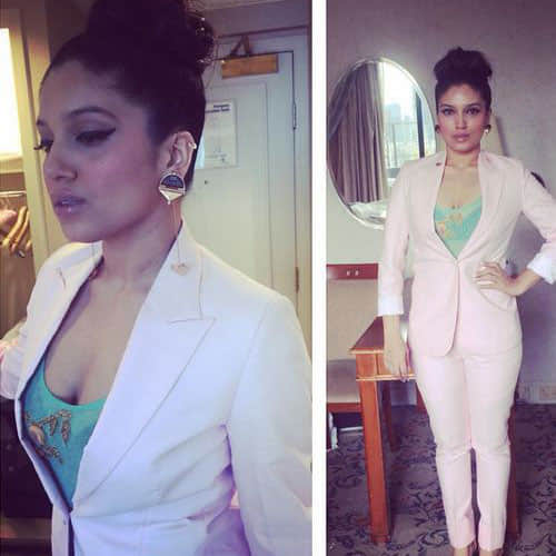 viral photos of bhumi pednekar in her lataest look