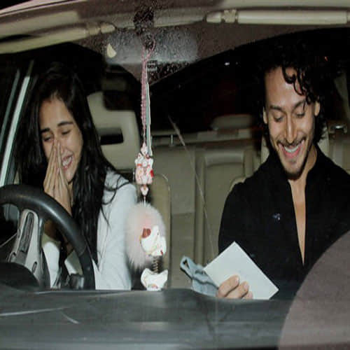 tiger shroff and disha patani doing late night party