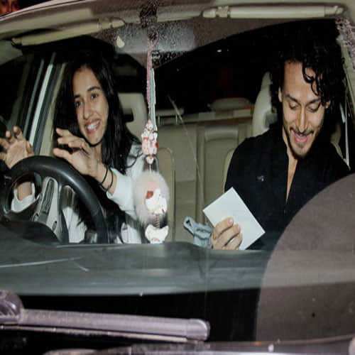 tiger shroff and disha patani doing late night party