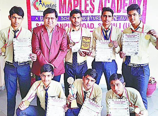 Kabaddi players showed verve