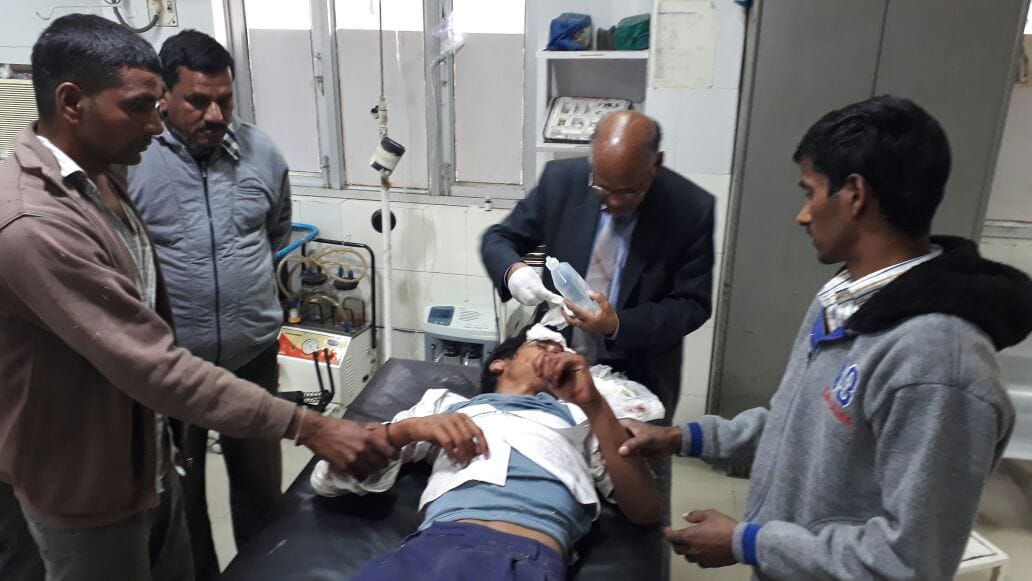 road accident in yamkeshwar block