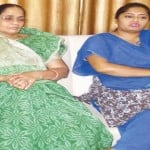 अपना दल के एक गुट की राष्ट्रीय अध्यक्ष कृष्णा पटेल व महासचिव पल्लवी पटेल।